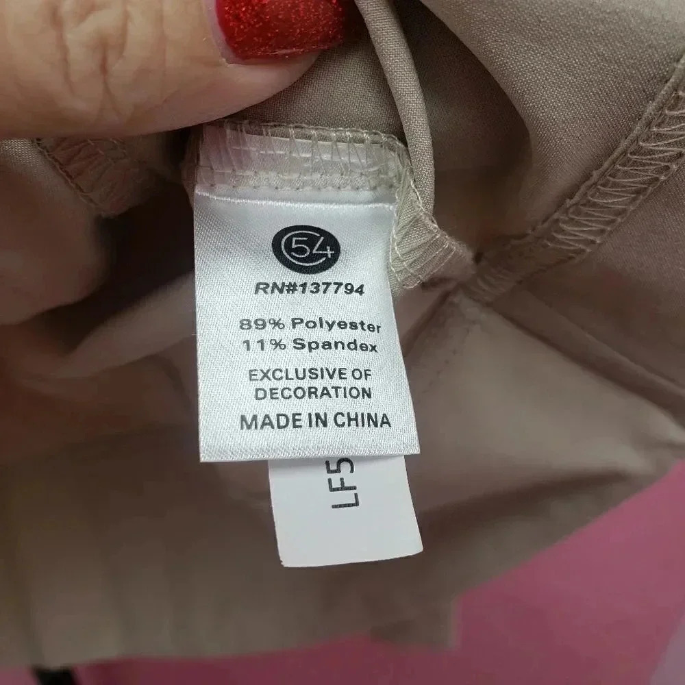 Chase 54 Lightweight Tan Golf Jacket Size Small - Picture 4 of 6